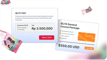 Ilustrasi kursus dan tes IELTS yang mahal